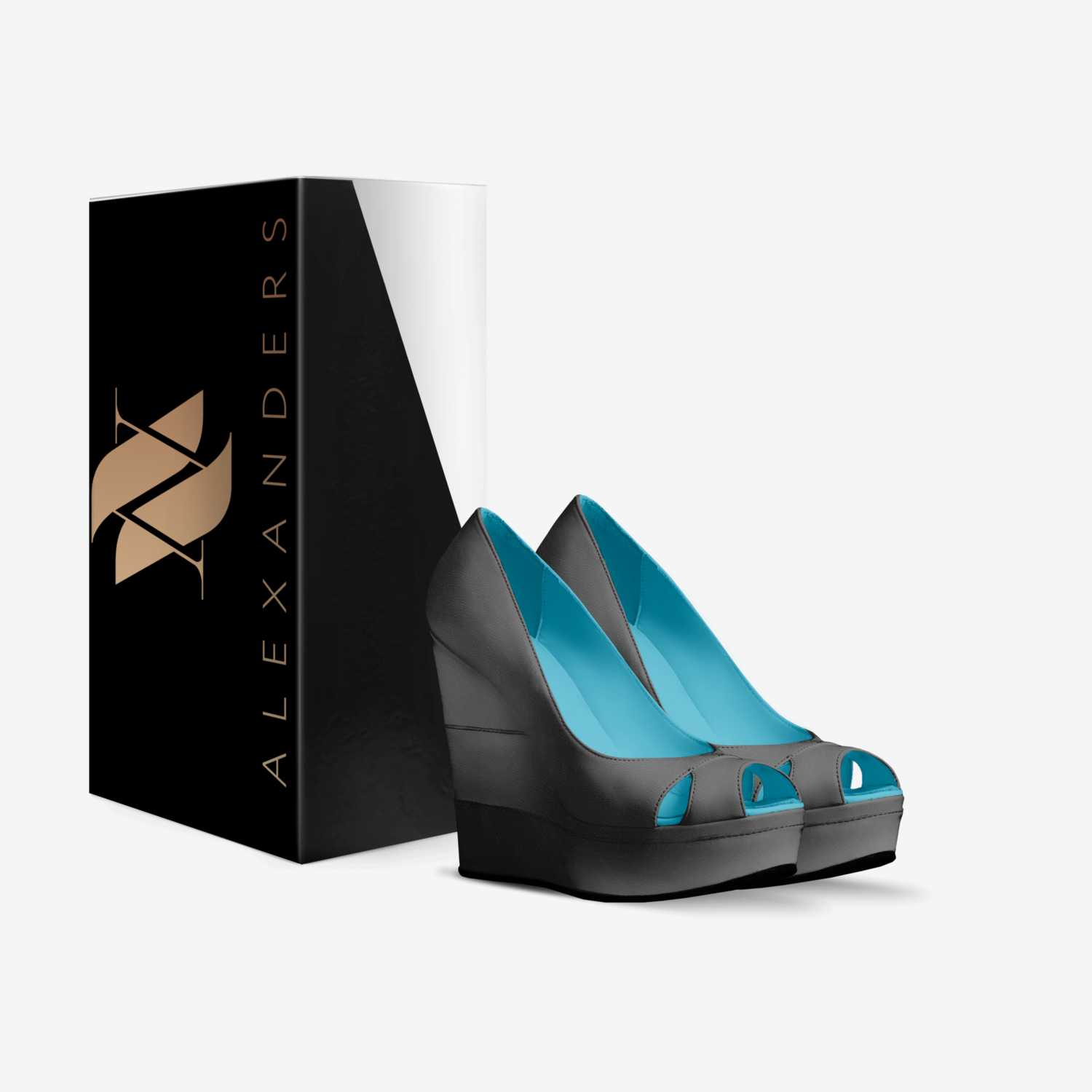 Alexanders custom made in Italy shoes by Darius Alexander | Box view