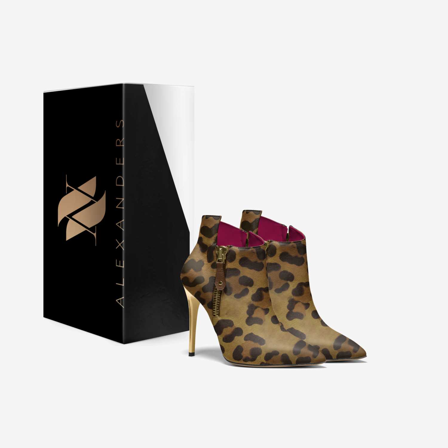 Alexanders custom made in Italy shoes by Darius Alexander | Box view