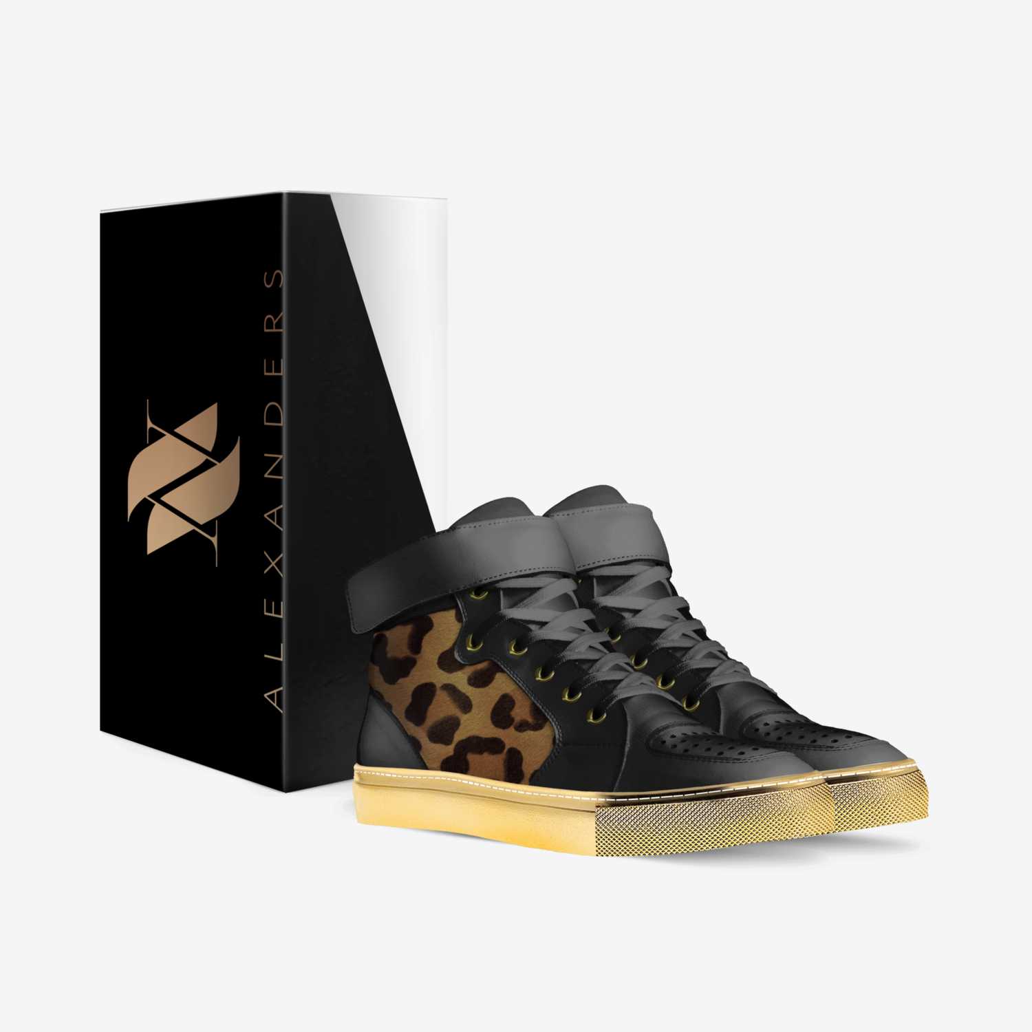 Alexanders custom made in Italy shoes by Darius Alexander | Box view