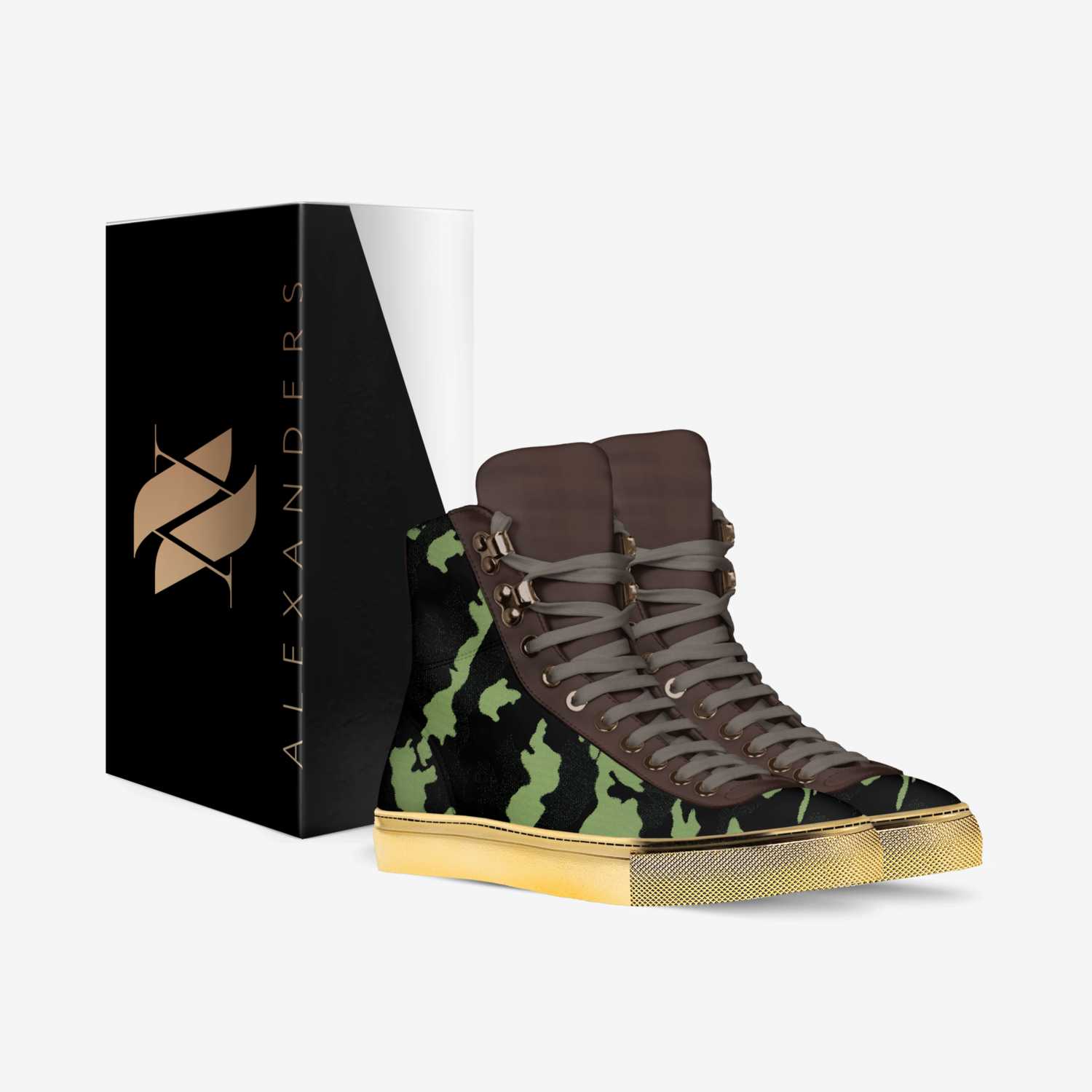 Alexanders custom made in Italy shoes by Darius Alexander | Box view