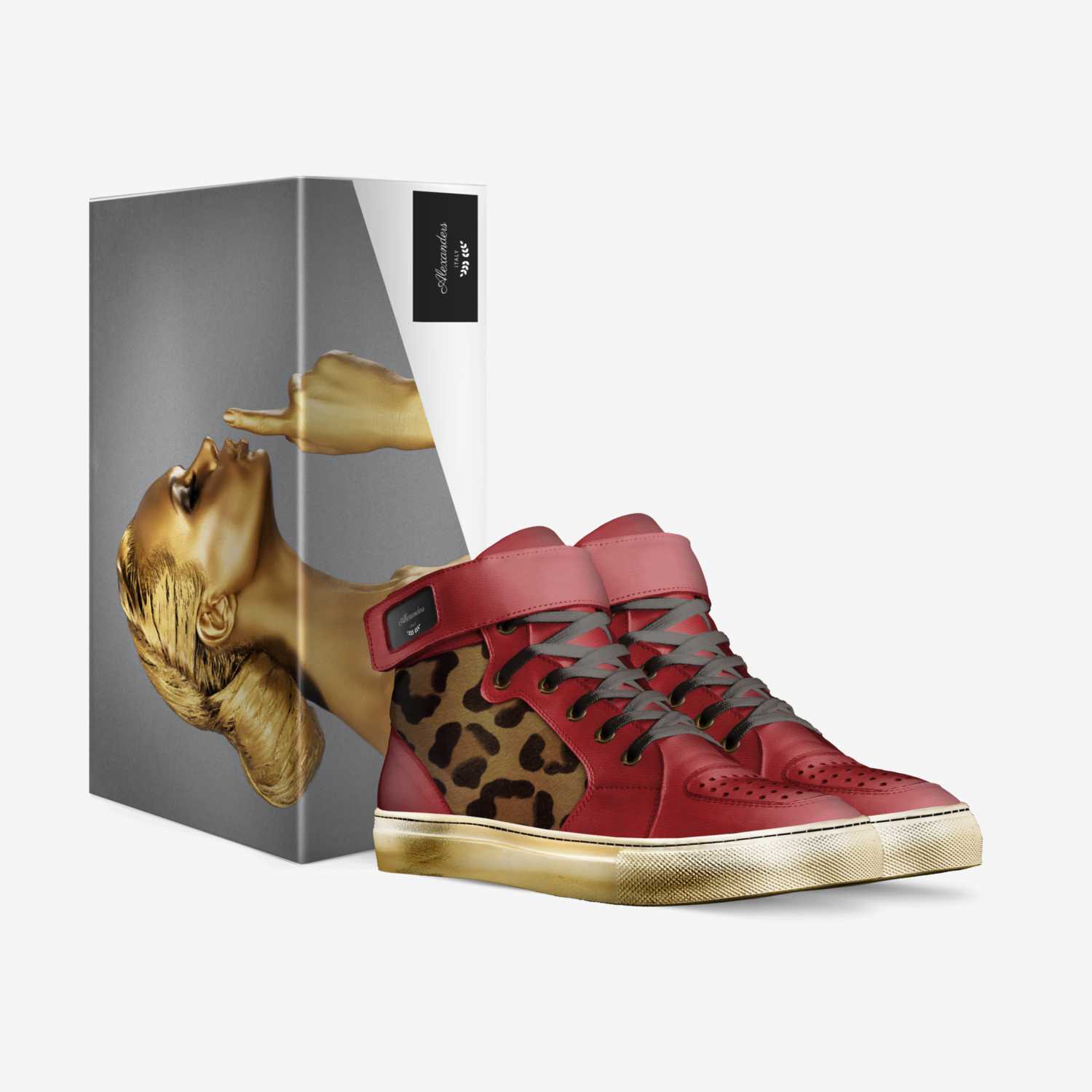 Alexanders custom made in Italy shoes by Darius Alexander | Box view