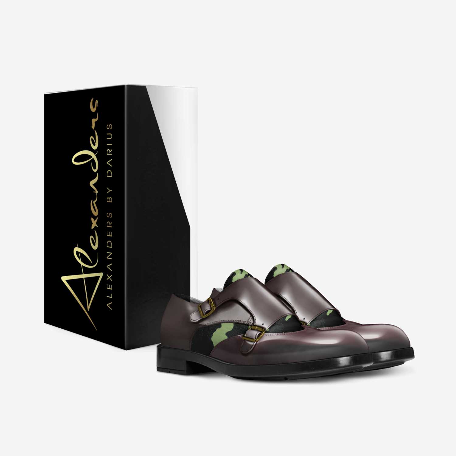 Alexanders custom made in Italy shoes by Darius Alexander | Box view