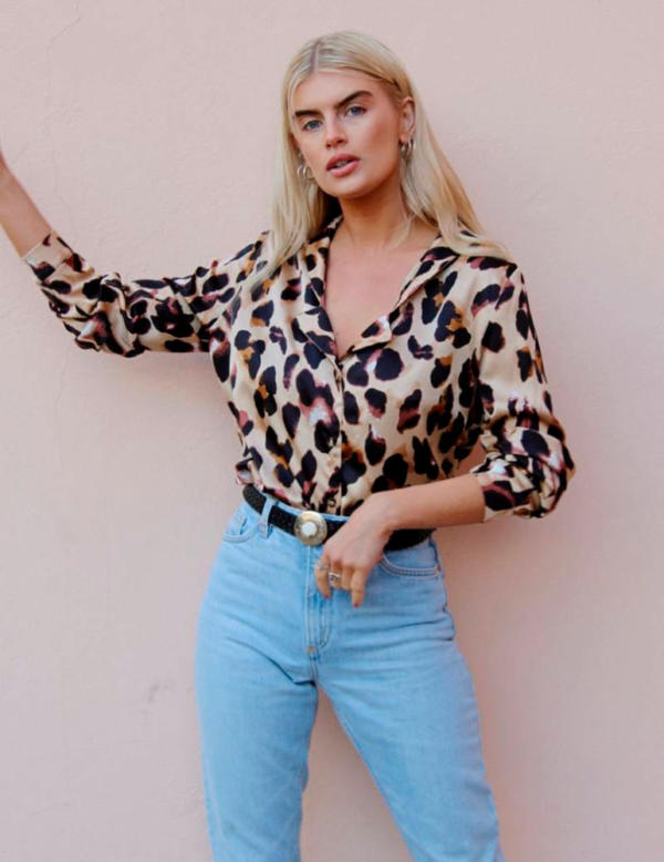 CHESTER LEOPARD SHIRT- NEVER FULLY DRESSED